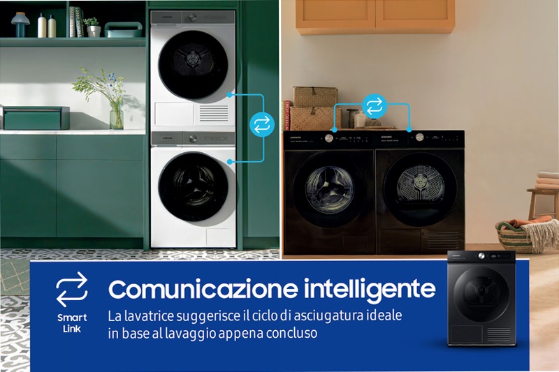 Asciugatrice Bespoke AI™ QuickDry 9Kg DV90BB7445GB C Nero