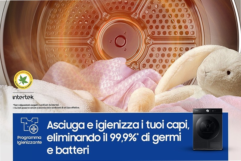 Asciugatrice Bespoke AI™ QuickDry 9Kg DV90BB7445GB C Nero