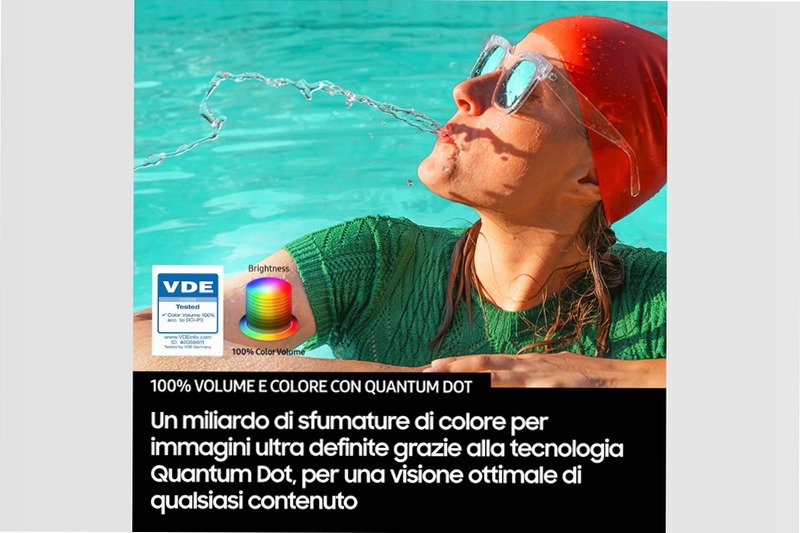 Samsung Q7F4 43 pollici - TV Vision AI Smart Nero 43" 4K QLED