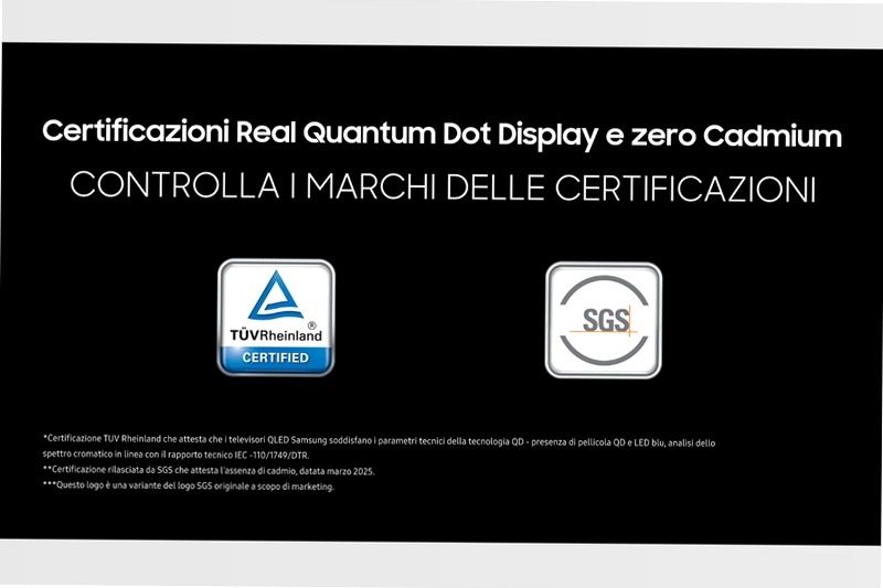 Samsung Q7F4 43 pollici - TV Vision AI Smart Nero 43" 4K QLED