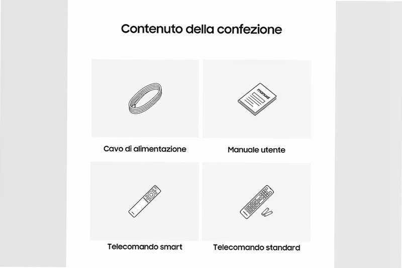 U8000F 43 pollici 4K Smart TV - Samsung Italia Nero Crystal UHD