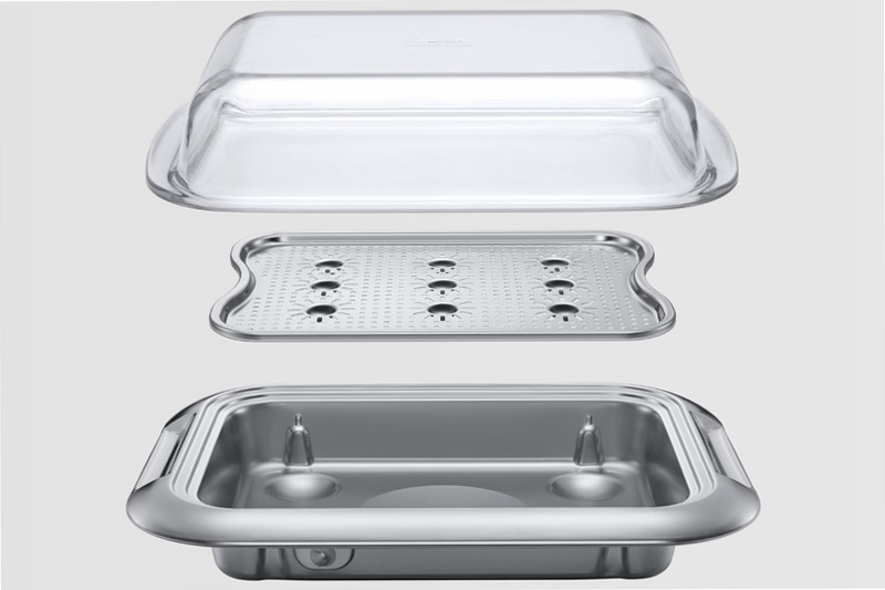 Forno a vapore Samsung BESPOKE Dual Cook Steam™ Serie 7 76L NV7B7997ABK NV7B7997ABK/U5 | Samsung Italia 76 Nero