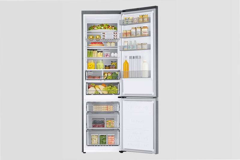 Frigorifero Combinato Samsung EcoFlex AI 2m 390L RB38C705CSR C