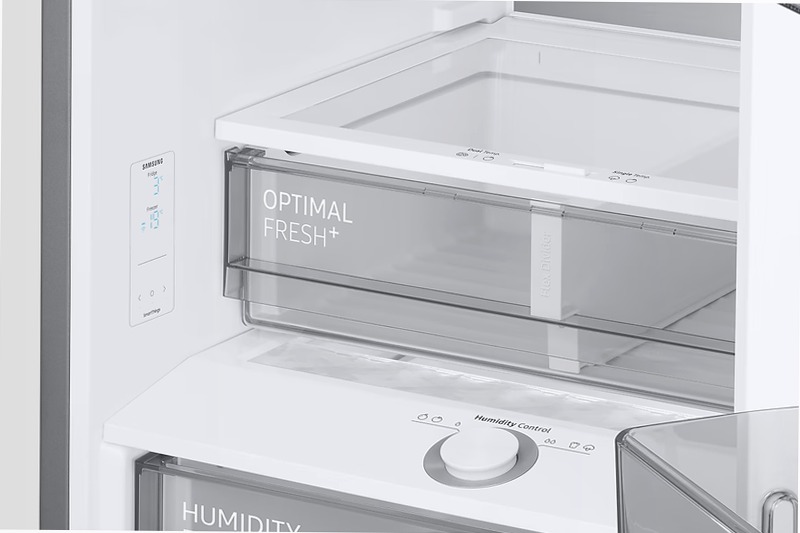 Frigorifero Combinato Samsung EcoFlex AI 2m 390L RB38C705CSR C