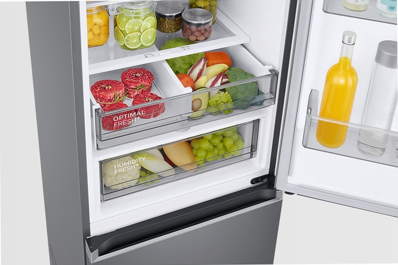 Frigorifero Combinato Samsung EcoFlex AI 2m 390L RB38C705CSR C