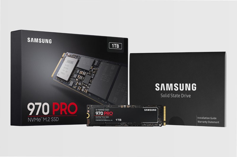Samsung SSD 970 PRO M.2 NVMe 1TB 3500MB/s 3200MB/s