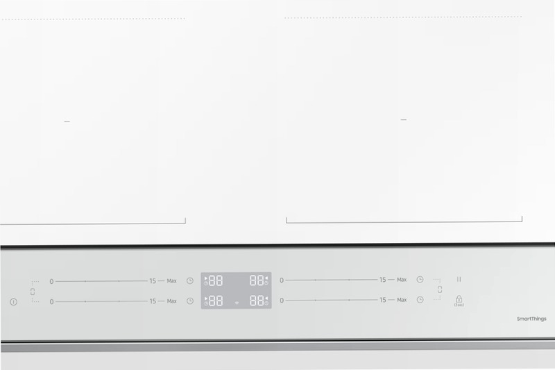 Piano a Induzione Samsung BESPOKE Slim Fit NZ64B5067YH Bianco 4