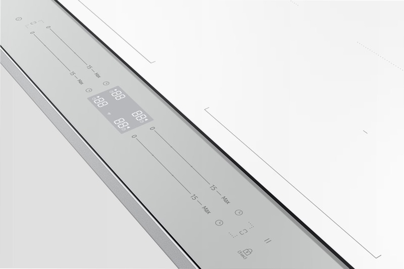 Piano a Induzione Samsung BESPOKE Slim Fit NZ64B5067YH Bianco 4