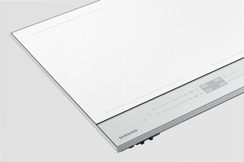 Piano a Induzione Samsung BESPOKE Slim Fit NZ64B5067YH Bianco 4