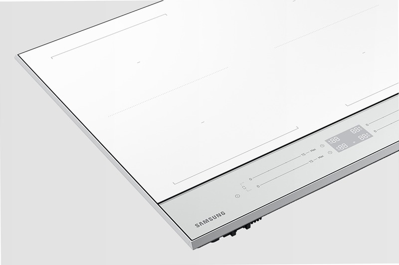 Piano a Induzione Samsung BESPOKE Slim Fit 60cm NZ64B5067YH Bianco