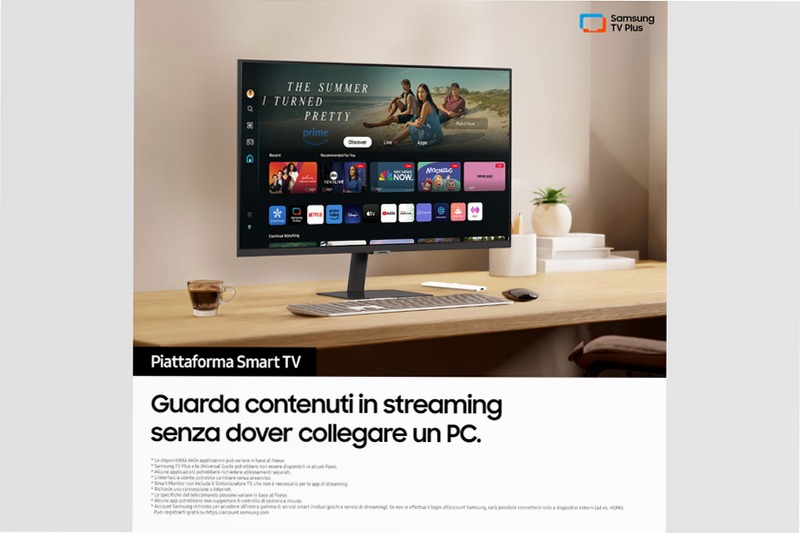 Smart Monitor M5 - M50D da 32'' Full HD Nero VA