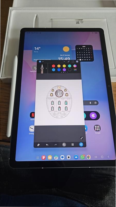Galaxy Tab S10 FE+ 256GB | 12GB Gray Wi-Fi Grigio