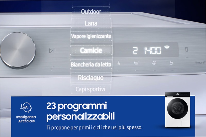 Lavatrice Bespoke AI™ 11Kg WW11BB704DGE Bianco