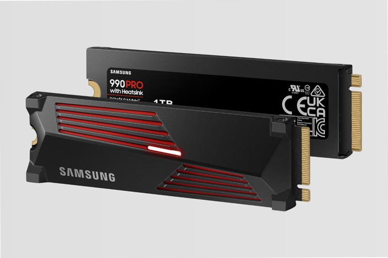 990 PRO NVMe con dissipatore di calore SSD interno 1TB