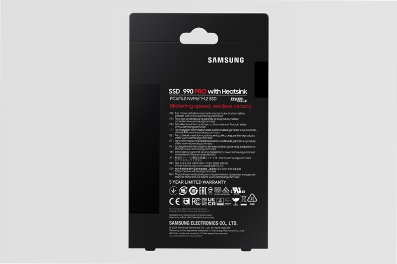 990 PRO NVMe con dissipatore di calore SSD interno 1TB