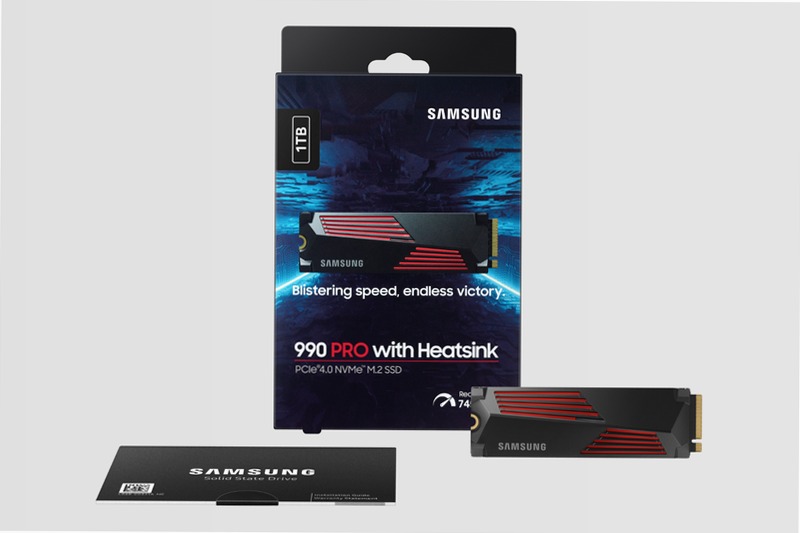 990 PRO NVMe con dissipatore di calore SSD interno 1TB