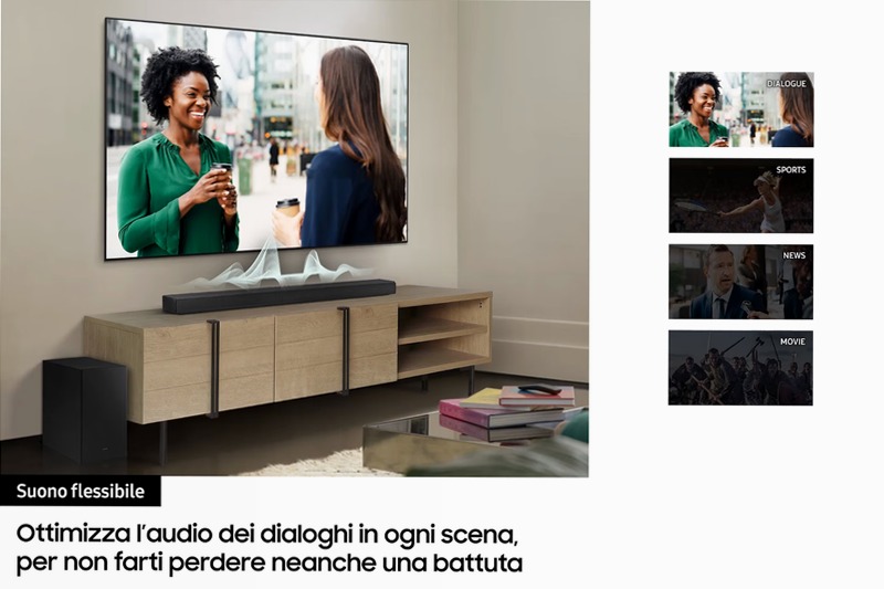 Soundbar HW-Q600A: Immersione Audio 3.1.2