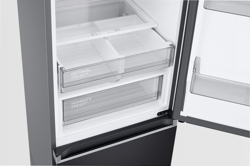 Frigorifero Combinato Samsung EcoFlex AI 2m 390L RB38C776CB1/EF Nero C