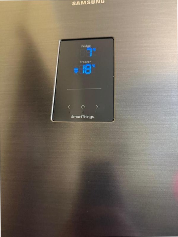 Frigorifero Combinato Samsung EcoFlex AI 2m 390L RB38C776CB1/EF Nero C