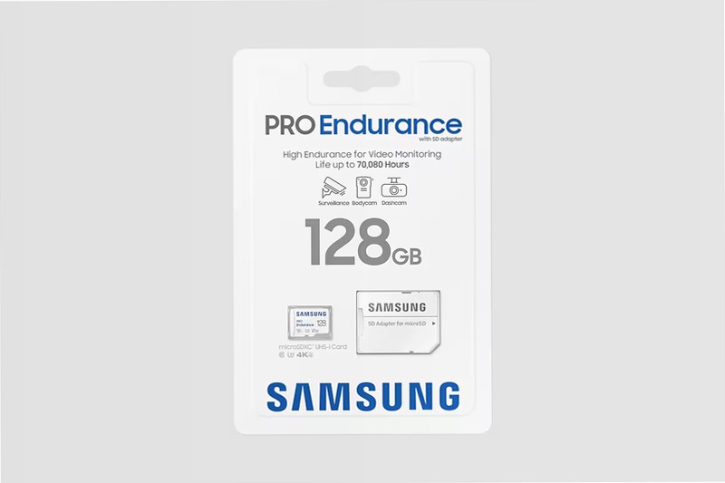 PRO Endurance microSD 128 GB - Memoria affidabile per CCTV e bodycam 128GB