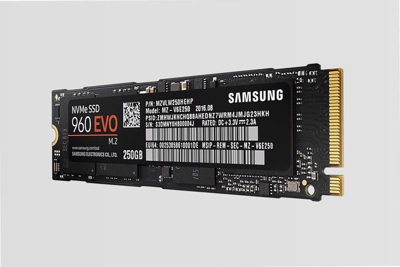 Samsung 960 EVO NVMe M.2 SSD 250GB PCIe 3.0