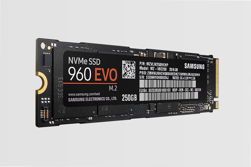 Samsung 960 EVO NVMe M.2 SSD 250GB PCIe 3.0