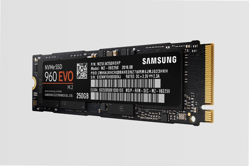 Samsung SSD 960 EVO M.2 NVMe 250GB