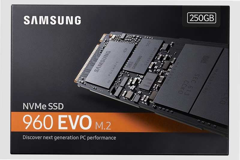 Samsung 960 EVO NVMe M.2 SSD 250GB PCIe 3.0