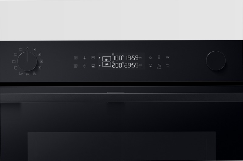 Forno Samsung Dual Cook Flex™ Serie 4 76L NV7B4540VBK 76 A Nero