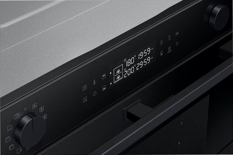 Forno Samsung Dual Cook Flex™ Serie 4 76L NV7B4540VBK 76 A Nero