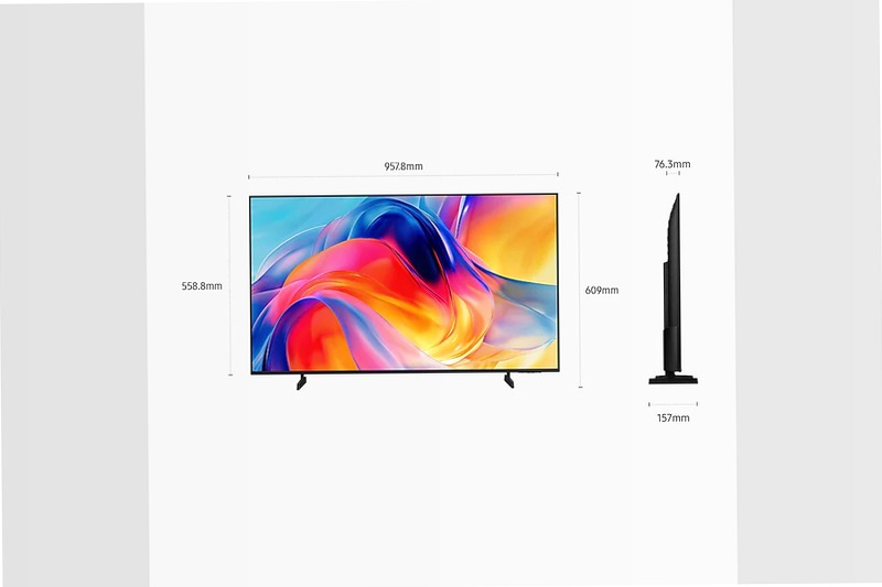 43” Mini LED M72H 4K Vision AI Smart TV Nero