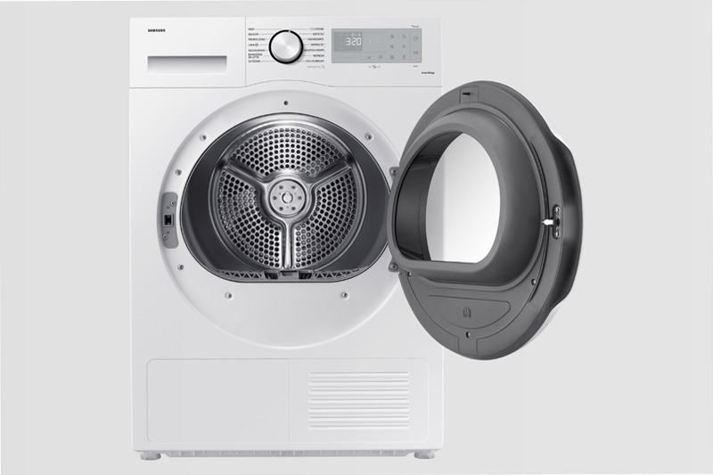 Asciugatrice Samsung Crystal EcoDry 8 Kg - Asciugatura Efficace e Economica 8kg C Bianco
