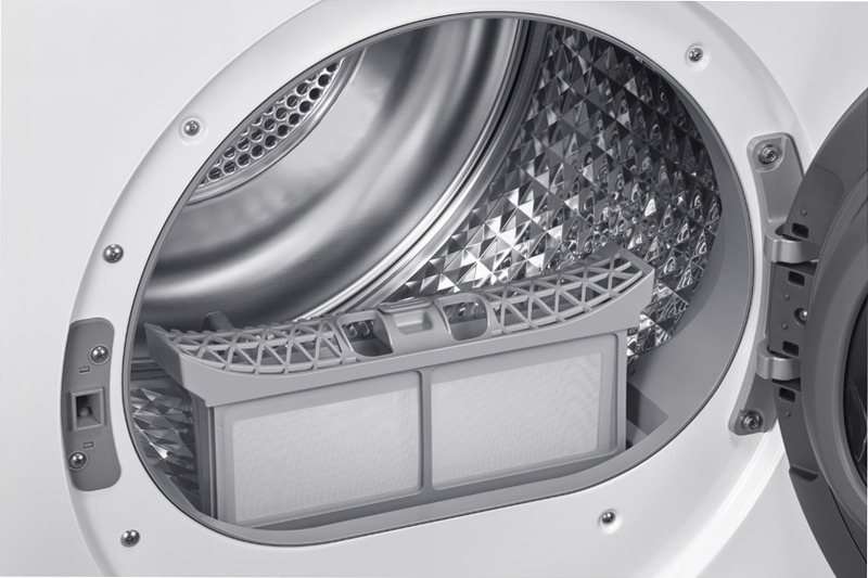 Asciugatrice Samsung Crystal EcoDry 8 Kg - Asciugatura Efficace e Economica 8kg C Bianco
