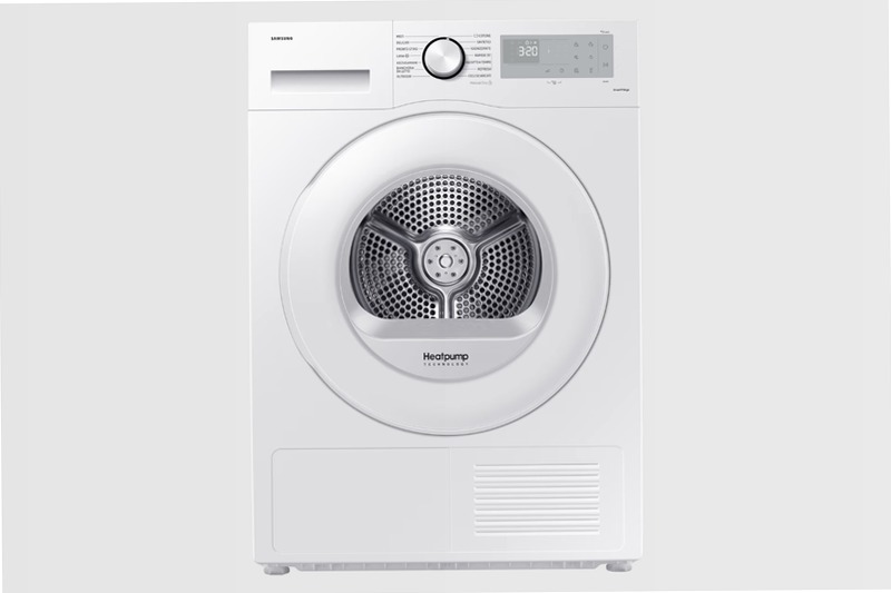 Asciugatrice Samsung Crystal EcoDry 8 Kg - Asciugatura Efficace e Economica 8kg C Bianco