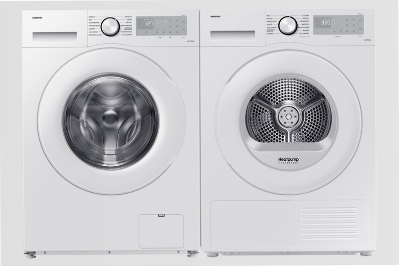 Asciugatrice Samsung Crystal EcoDry 8 Kg - Asciugatura Efficace e Economica 8kg C Bianco