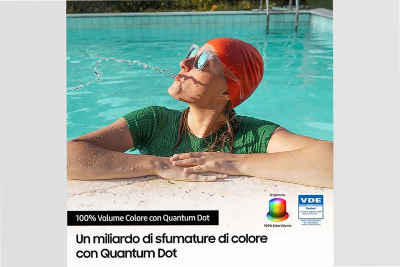 QLED 4K 75" QE1D TV 2024 Grigio