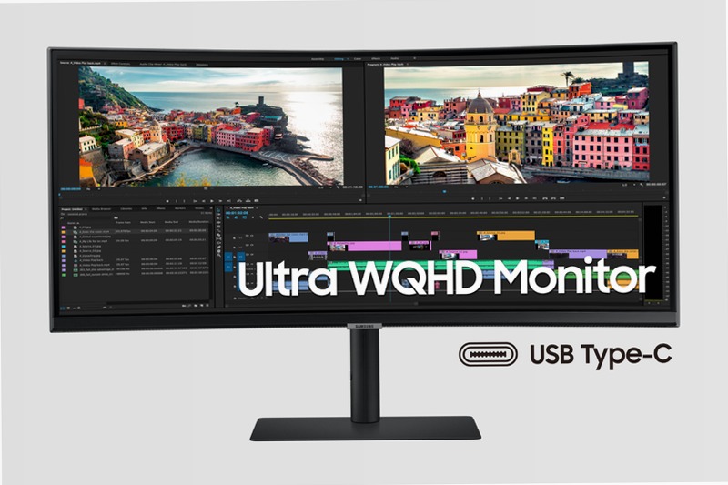 Monitor HRM ViewFinity S6 - S65UA da 34" Nero VA 3440 x 1440