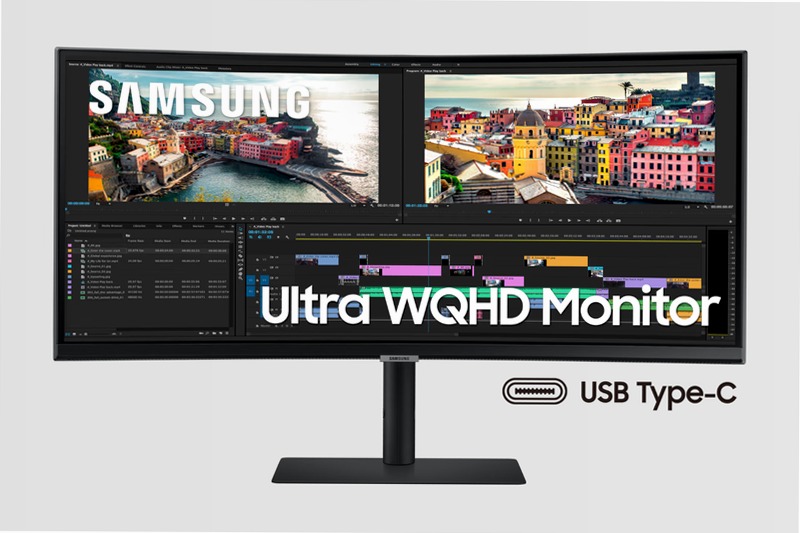 Monitor HRM ViewFinity S6 - S65UA da 34" Nero VA 3440 x 1440