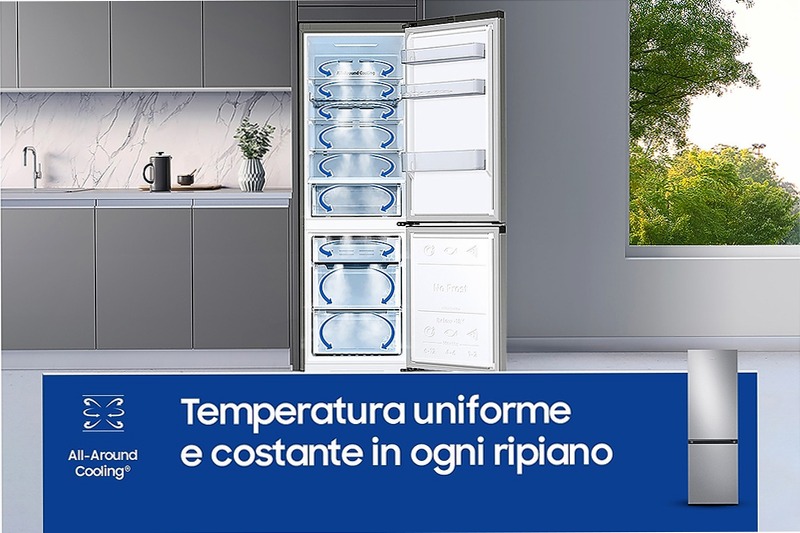 Frigorifero Combinato EcoFlex 1.85m 344L RB34T602DSA D
