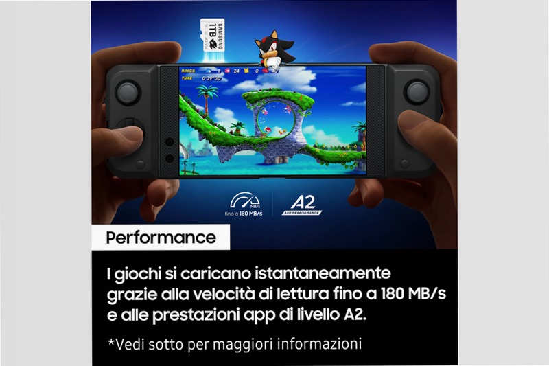 Sonic PRO Plus microSD 1TB - Velocità e Spazio per i Tuoi Giochi