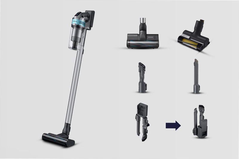 Aspirapolvere Samsung Jet™ 75E VS20B75AGR1 0.8lt A Nero 550w