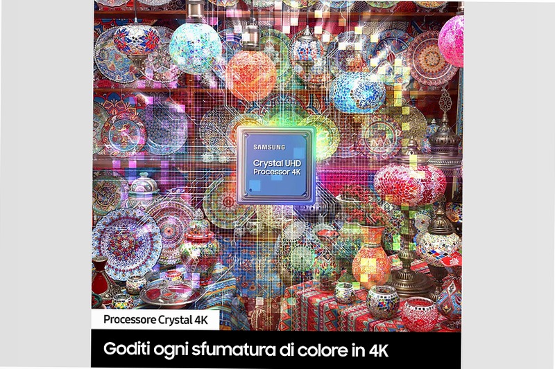 Crystal UHD 4K 65" DU8570 TV 2024 Grigio