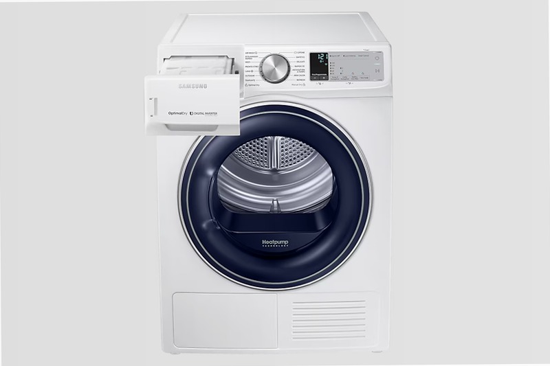 Asciugatrice a carica frontale DV80N62552WET Samsung 8kg Bianco