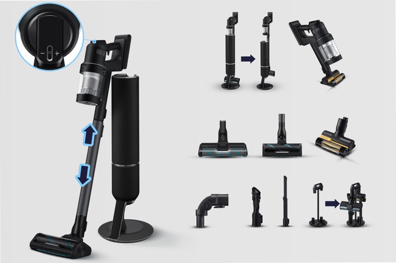 Aspirapolvere Samsung Bespoke Jet™ AI - Pulizia Efficace e Intelligente 0.5lt Nero 1400w