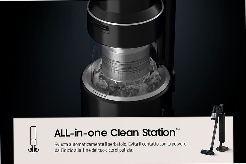 Aspirapolvere senza filo Samsung Bespoke Jet™ AI complete extra 280W VS28C9784QK
