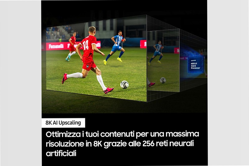 Neo QLED 85" QN800D TV - Sperimenta l'8K Nero 8K