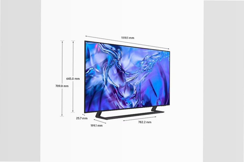 Crystal UHD 4K 50" DU8570 TV 2024 Grigio