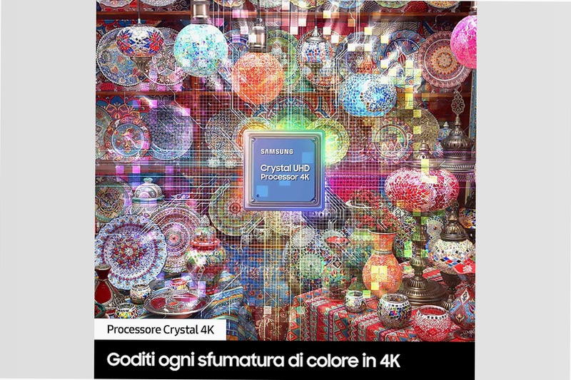 Crystal UHD 4K 50" DU8570 TV 2024 Grigio