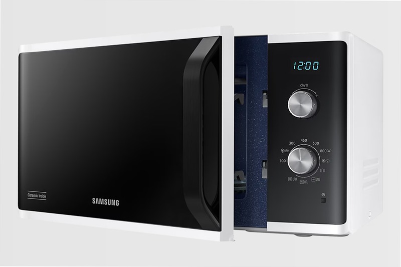 Microonde Samsung Grill Cottura Croccante 23L MG23K3614AW Bianco 23