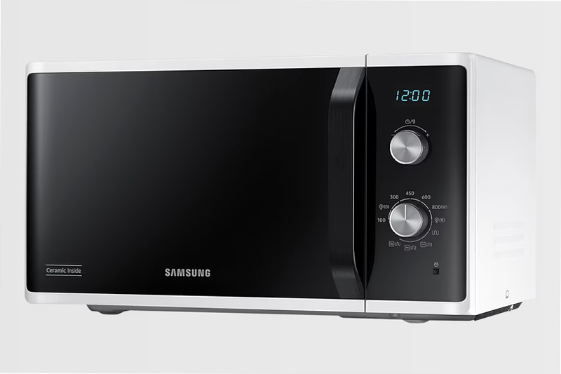 Microonde Samsung Grill Cottura Croccante 23L MG23K3614AW Bianco 23